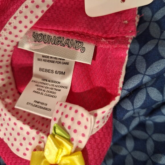 youngland 2 piece dress 6 to 9 months - Picture 6 of 10